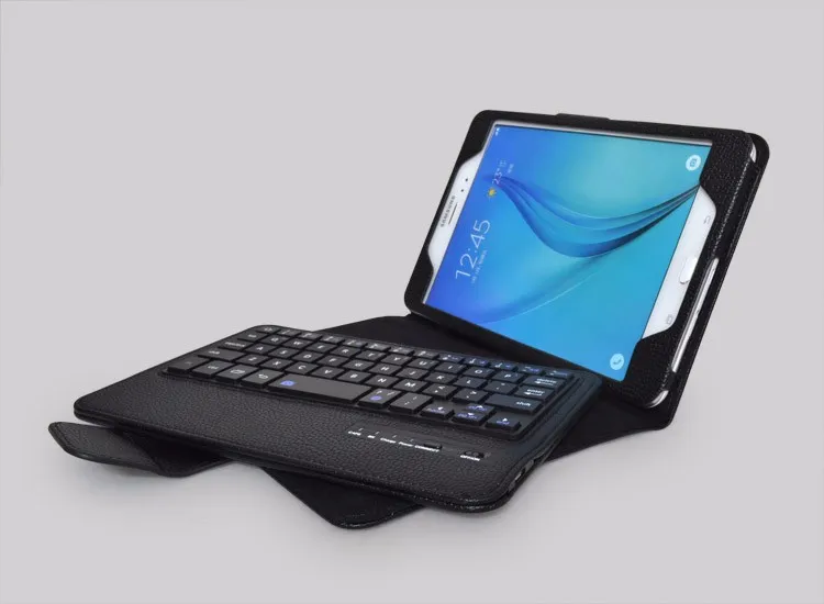 Портфолио Folio PU кожаный чехол для Samsung GALAXY Tab S2 8 0 T710 T715 R Съемный беспроводной Bluetooth
