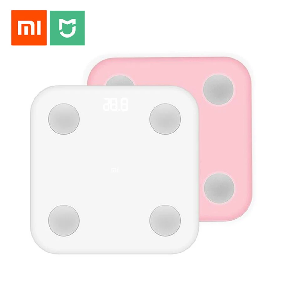 Оригинальные смарт-весы Xiaomi Mi Body Fat Scale приложение Fit монитор состава тела со