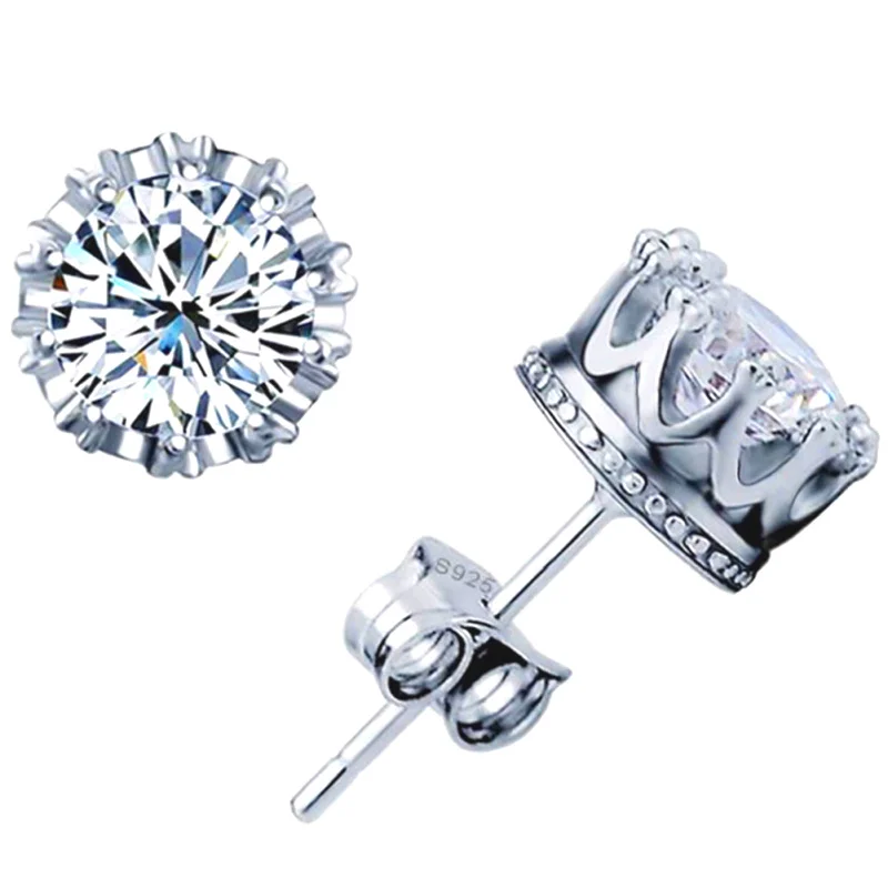 

2019 Round Real Brinco Earings Free Shipping Love Diy Crystal from Austrian Woman Charm Earrings Jewelry Consignment Solid