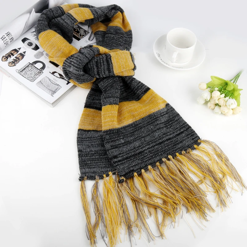 

Hot Fantastic Beasts and Where to Find Them Scarf Newt Scamander Cosplay Costume Men's Scarves Fashion Women Winter Tassel Scarf