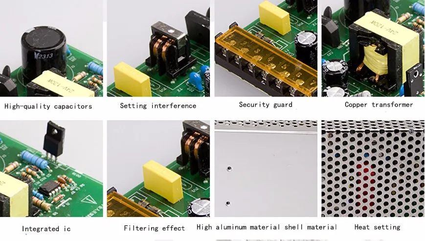 DC12V 3.2A Led Питание трансформатор, светодиодный драйвер постоянного тока, светодиодный Мощность адаптер AC100-240V