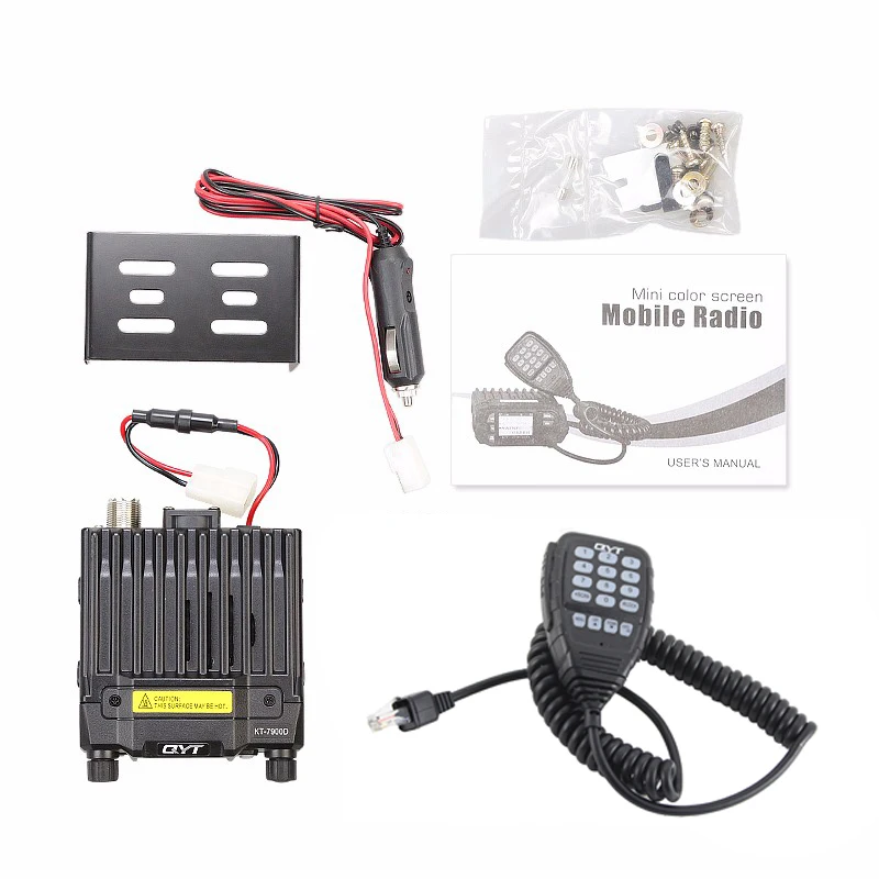 QYT KT 7900D 25 Вт Quad Band Mobile radio 144/220/350/440 МГц 4 полосы FM трансивер Walkie talkie двухстороннее