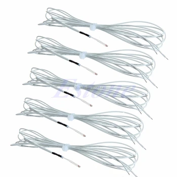 

5pcs Reprap NTC 3950 Thermistor 100K with 1 Meter Cable Wire For 3D Printer New Dropship