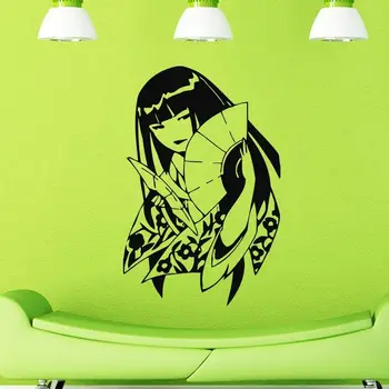 

ANIME JAPANESE GIRL GEISHA MANGA WALL VINYL STICKER MURAL ART DECAL