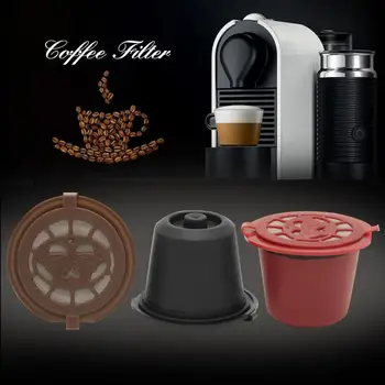 Refillable Reusable Coffee Capsules Pods For Nespresso Machines Filter kitchen accessories Refillable Reusable Coffee Capsules Pods For Nespresso Machines Filter kitchen accessories