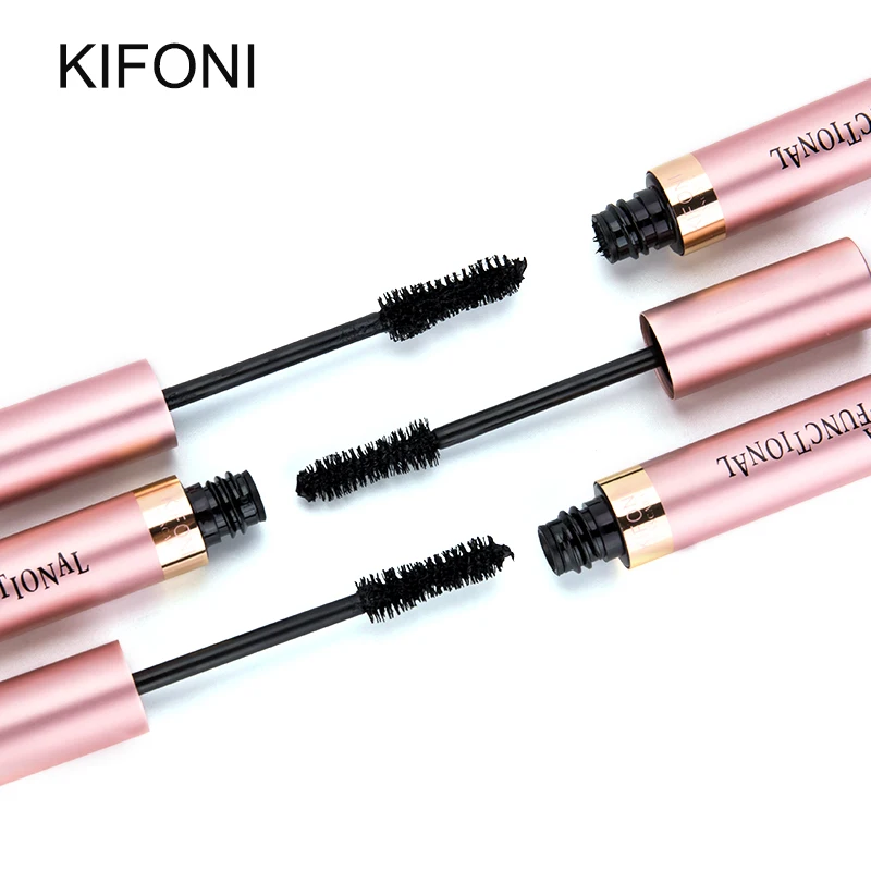 Kifini makeup 4D Тушь для ресниц из шелкового волокна Водостойкая тушь для ресниц Rimel тушь для наращивания ресниц Черная Толстая Удлиняющая косметика для ресниц