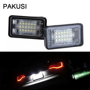 

PAKUSI 2X Car LED License Plate Lights 12V For Mercedes GLK X204 GLK350 Benz accessories White SMD LED Lamp Bulb Kit No error