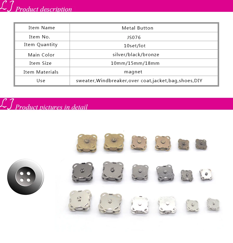 Grosshandel Hohe Qualitat 10 Satze Los Schwarz Silber Nahen Auf Metall Magnetische Druckknopfe Fur Mantel Tasche Kleidungsstuck Zubehor Scrapbooking Diy Von Super004 1 74 Auf De Dhgate Com Dhgate