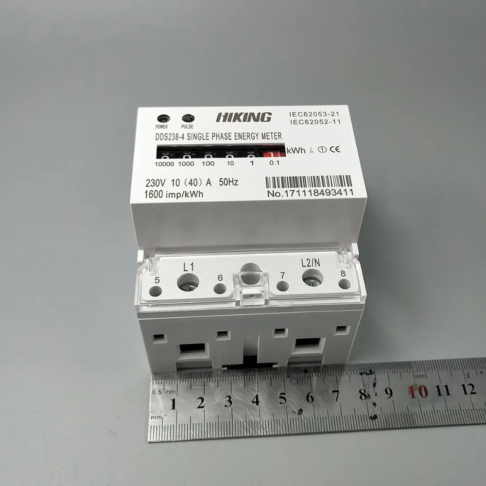 40A 60A 100A 220 V 230 V 50 HZ 60 HZ однофазный din-рейка кВт-ч Ватт час din-рейка счетчик энергии Шаг двигатель ИМПУЛЬСНЫЙ аппарат дисплей