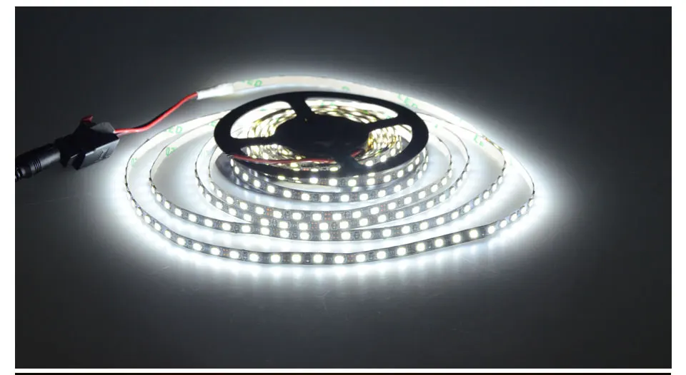 Foxanon светодиодные полосы ультра узкий 5 мм 3014 SMD 2835 гибкие светодиодные ленты Lights 120 светодиодов/m ЧЕРНЫЙ печатной платы IP33 Водонепроницаемый