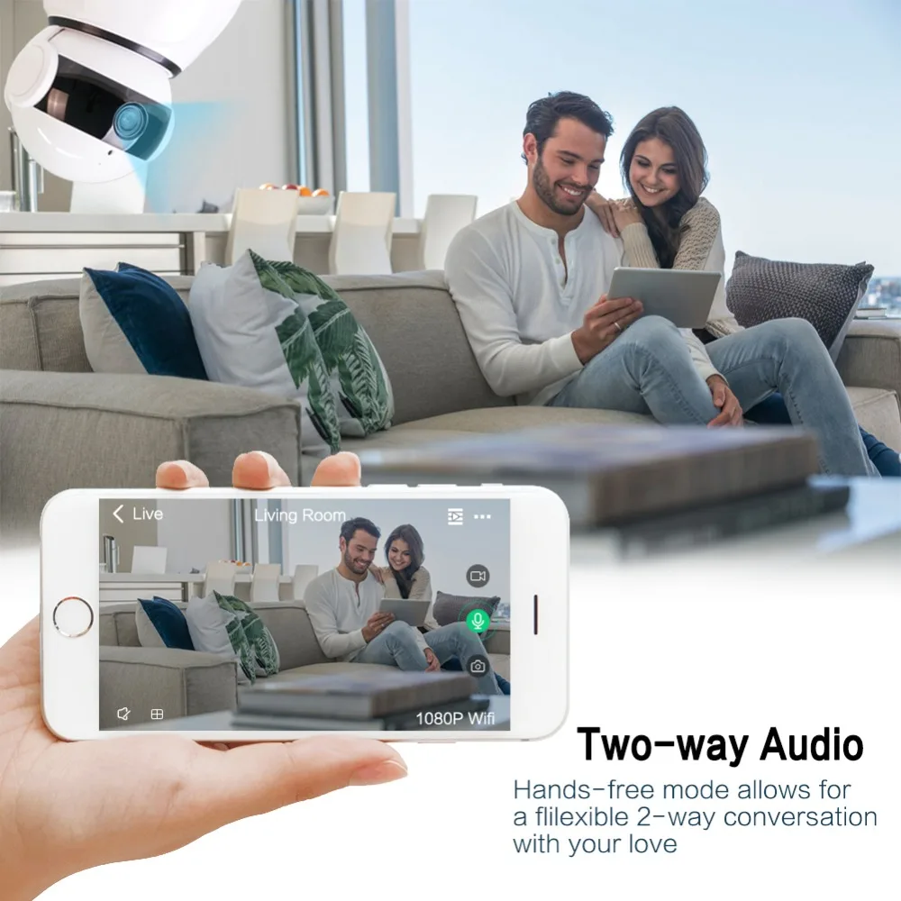 6 шт. IP камера Graneywell 1080 P умная Wifi ИК ночное видение домашняя безопасности детский