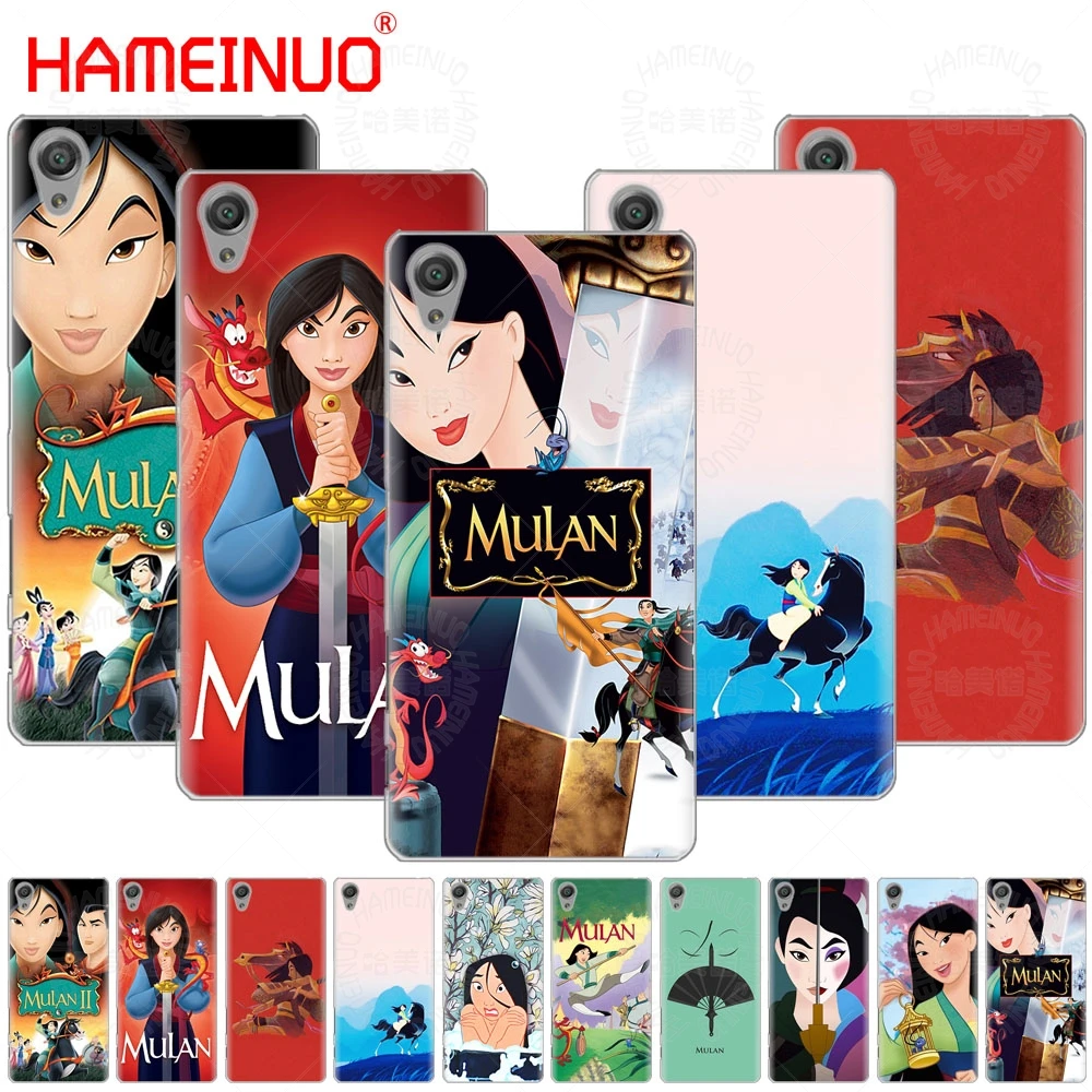 

HAMEINUO Cartoon Mulan Cover phone Case for sony xperia C6 XA1 XA2 XA ULTRA X XP L1 L2 X XZ1 compact XR/XZ PREMIUM