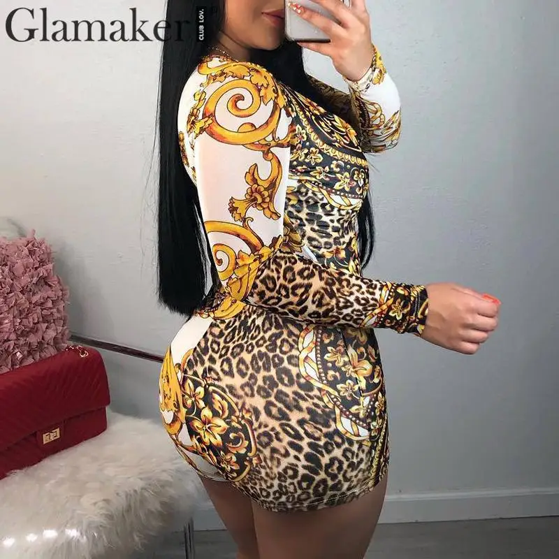 Женский короткий комбинезон с принтом Пейсли Glamaker винтажный Облегающий v