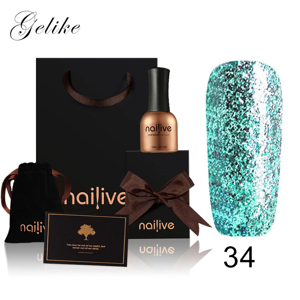 

Gelike 15ML Platinum Gel Kit Nail Polish UV litter Nail Gel Paint Soak Off Semi Permanent Gel Polish Nail Art