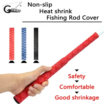 

1pcs Diameter 15/20/22/25/28/30MM Slip Heat Shrinkable Tube Rod Gloves Anti Skid Fishing Heat Shrink Electrical Insulation 1M