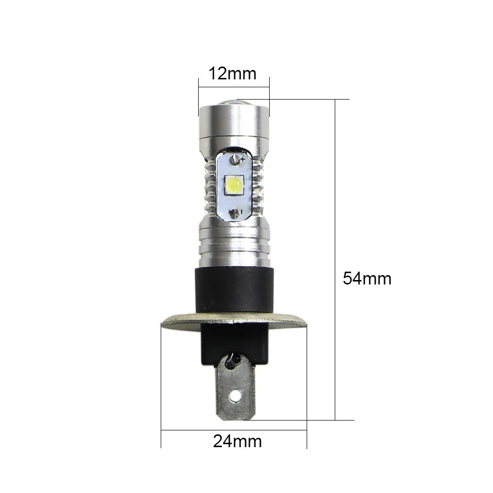 KEIN 2 шт. H1 светодиодные лампы 3030 6smd 12V стайлинга автомобилей Авто высокого Мощность H1 туман светильник внешний дневные ходовые огни дневного движения в дневное время Лампа Белый