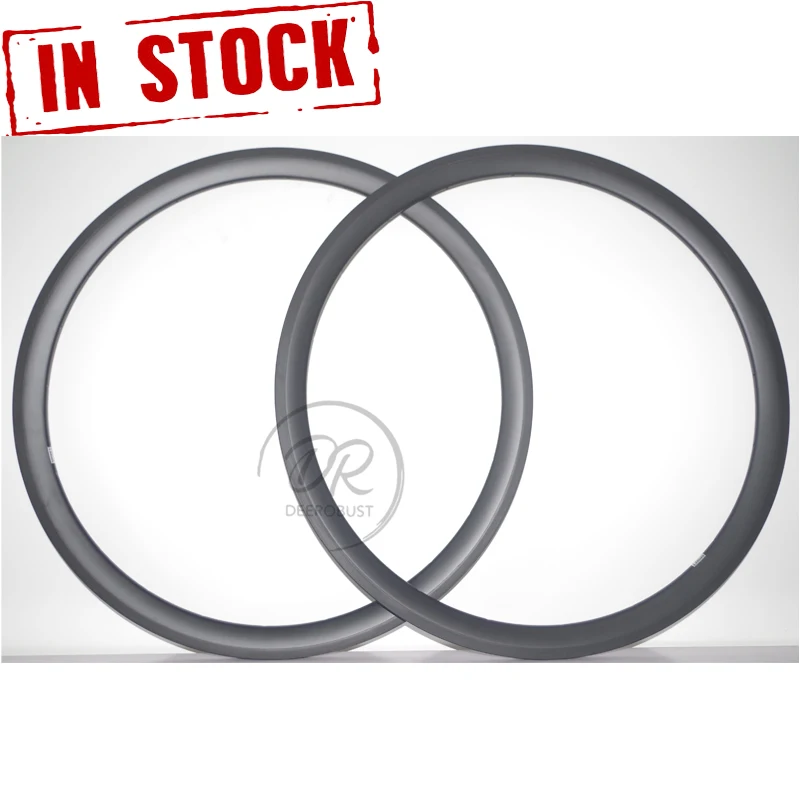 

[SL] DEEROBUST LIGHTEST 307g 38mm 700c Carbon Road Tubular Bicycle Wheel Rims 23mm Width UD MATTE 20/24 Holes BASALT Brake track