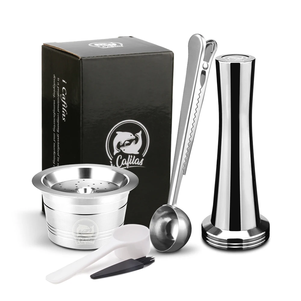 

Reusable Stainless Steel K-Fee Coffee Capsule ECO Refilable Filter For Caffitaly & Tchibo Cafissimo Pure Coffee Machine