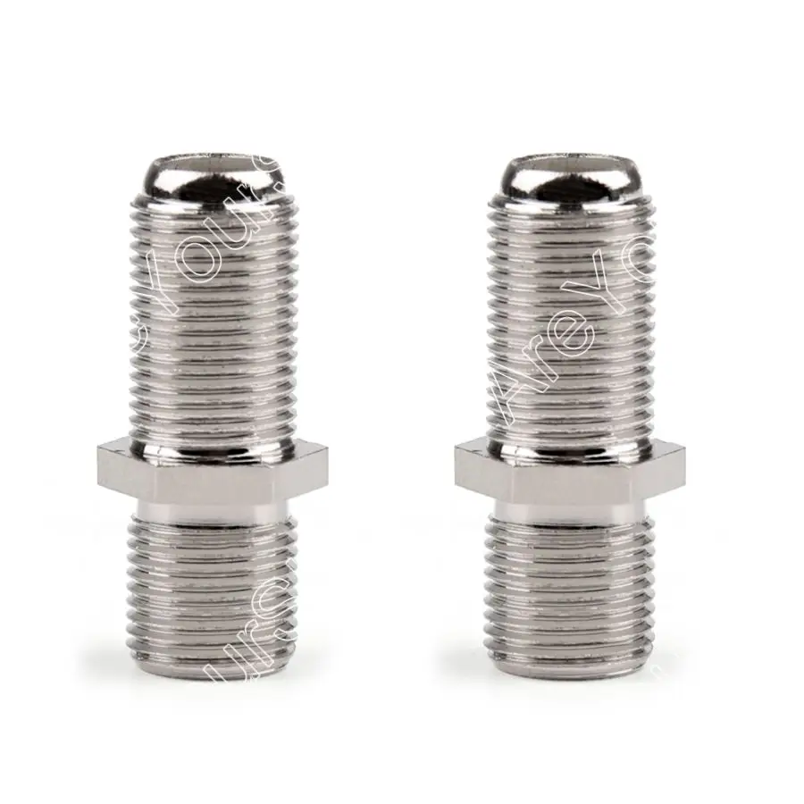 

Areyourshop F Type Coaxial Cable Coupler Female F/F Plug Jack Adapter Connector For RG6 RG59 Cable W