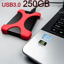100 real External portable Hard Drives HDD USB 3 0 250GB External Hard Drives disk for