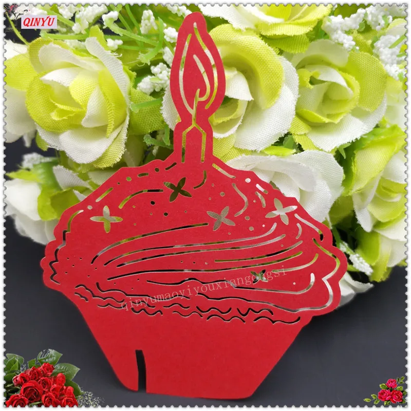 100 шт. бумажные открытки для укравечерние торта|decoration supplies|decorative decorativewedding wedding |
