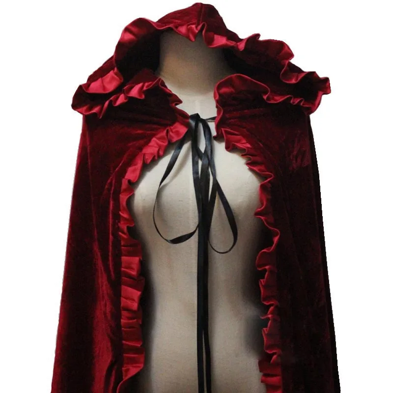 2018-Newest-Red-Cloak-Hood-Long-Red-Cloak-For-Adult-Winter-Princess-Snow-White-Belle-Aurora