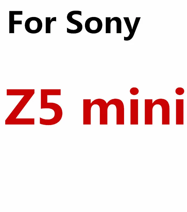 2 шт = переднее+ заднее закаленное стекло премиум класса для sony Xperia Z Z1 Z2 Z3 Z4 Z5 MINI Compact Mini M4, защитный чехол для экрана - Цвет: For Xperia Z5 Mini