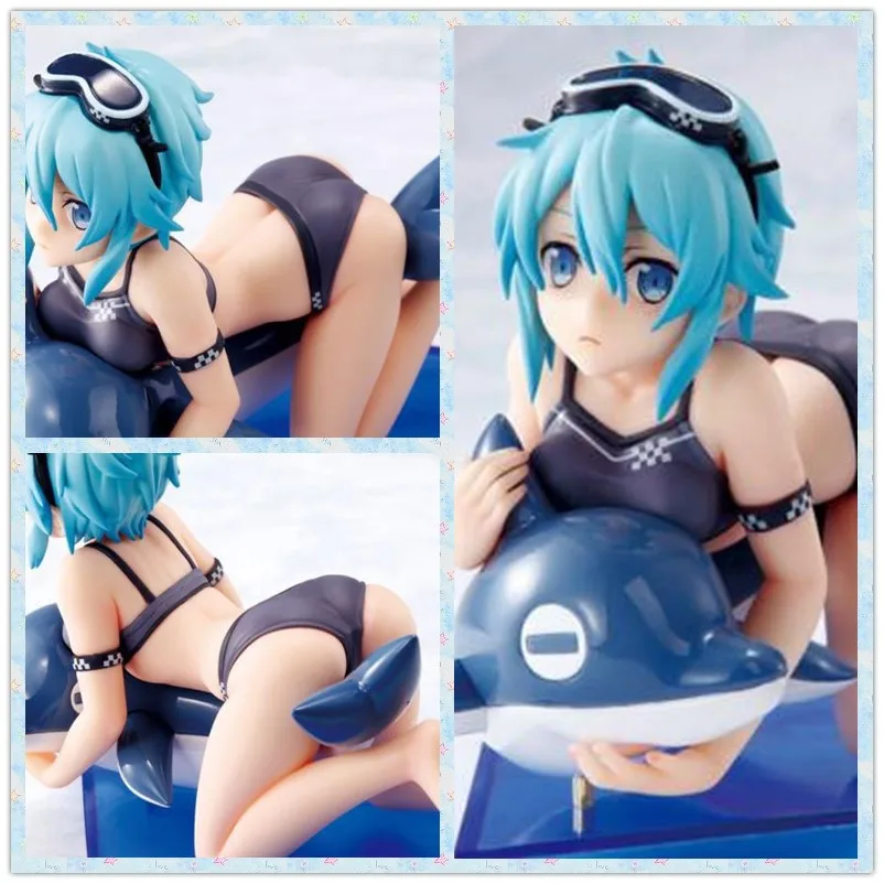 Аниме MCR новинка хит продаж 9 см Sword Art Online Asada Shino экшн-фигурки коллекция игрушек