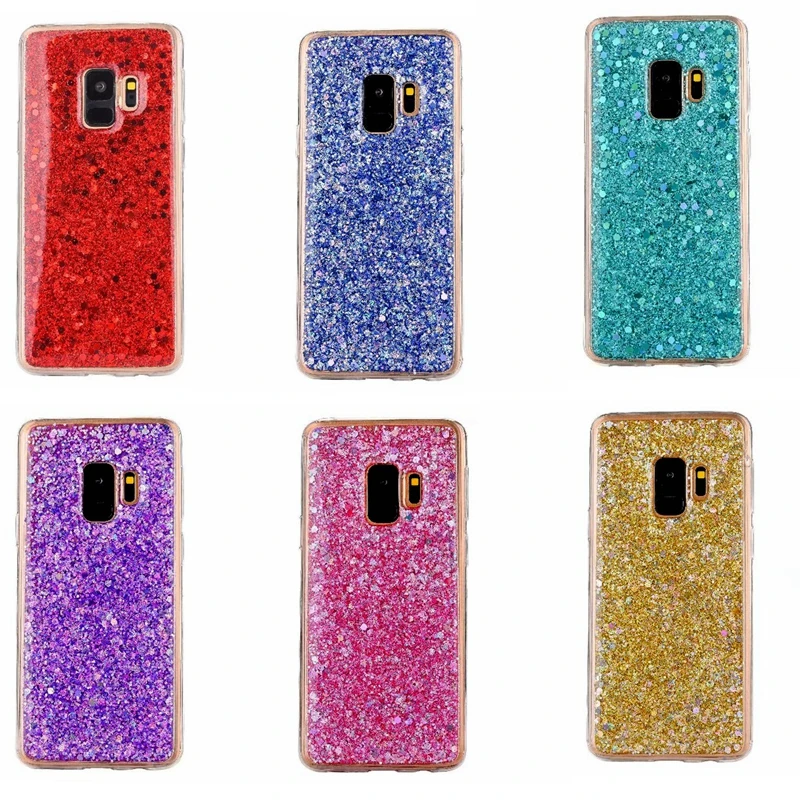 Phone Case for Samsung Galaxy Note 8 Silicon Bling Glitter Crystal Sequins Soft TPU Cover Fundas 5 |