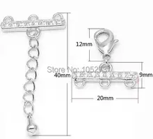 Three rows of pearl clasp, manual accessories materials,DIY multilayer high-grade natural pearl crystal necklace bracelet clasp