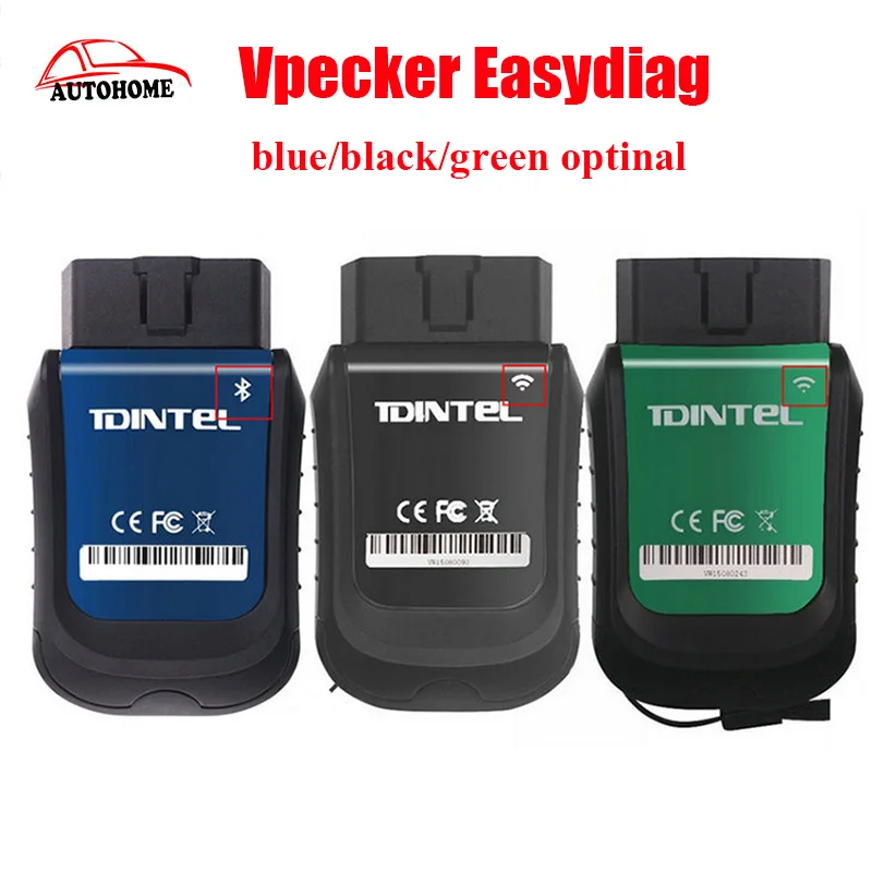 Vpecker EasyDiag Беспроводной OBDII полный диагностический инструмент v7.2 Поддержка