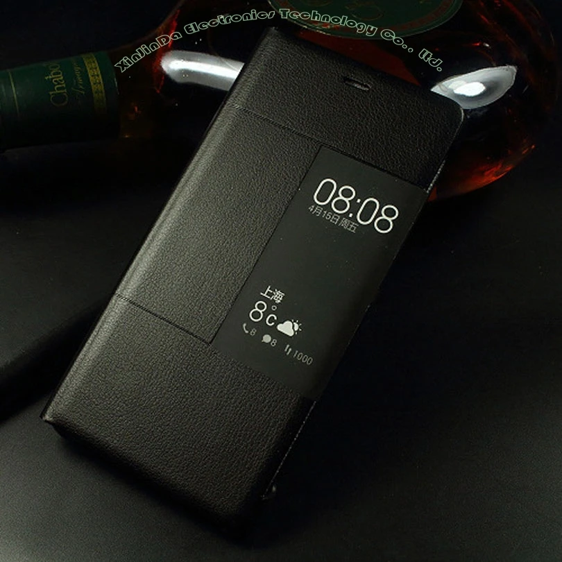 Чехол для HUAWEI P9 PLUS оригинальный 1:1 Официальный чехол Smart View с идентификацией