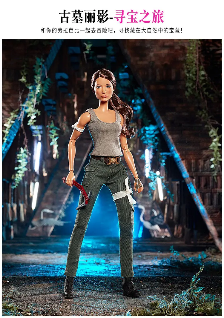 Оригинальная кукла Барби Tomb Raider шарнирные Игрушки для девочек подлинный Топ бренд Барби игрушки для детей