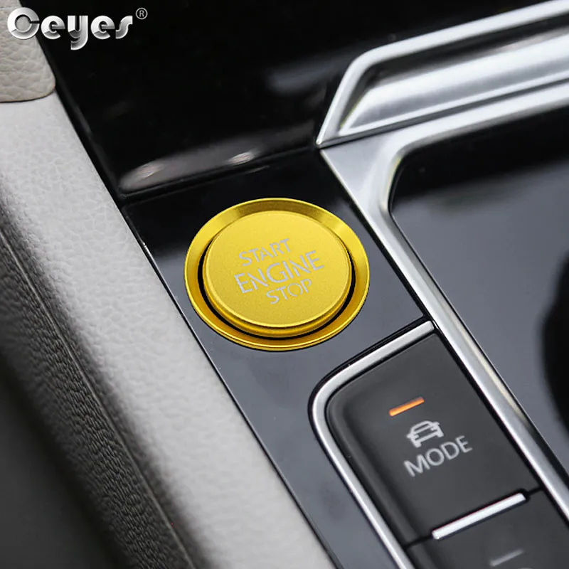 Car Start Engine Button Key Ring for VOLKSWAGEN AUDI SKODA SEAT (3)