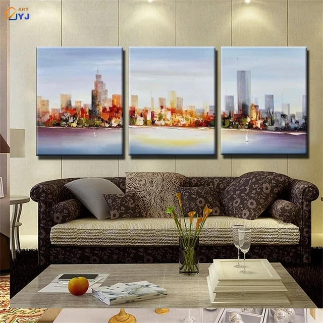 Cityscape Wall Art aliexpress : buy cityscape canvas painting art 100% handmade Cityscape Wall Art aliexpress : buy cityscape canvas painting art 100% handmade
