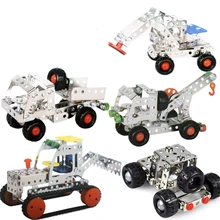 5 в 1 игрушечный автомобиль из металлического сплава для детей diy Модель автомобиля игрушки
