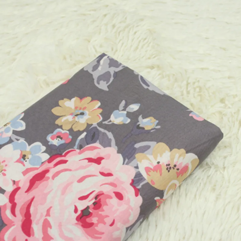 1 метр простой хлопок целлюлозы ткань с цветочным принтом, ручной работы DIY одеяло мешок подкладка ткань CR-972 - Цвет: color 23