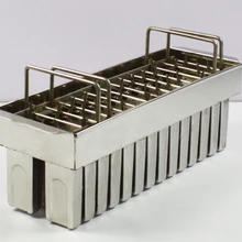 28 шт. Нержавеющая сталь пресс-формы для ледяное мороженое на палочке мороженого