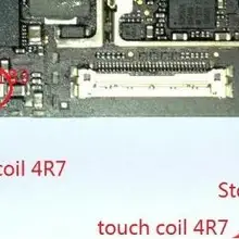 100 шт./лот сенсорный экран катушка дигитайзера 4R7 и подсветка катушки 4R7-цифровой преобразователь для iPad 2/3/4 mini материнской платы