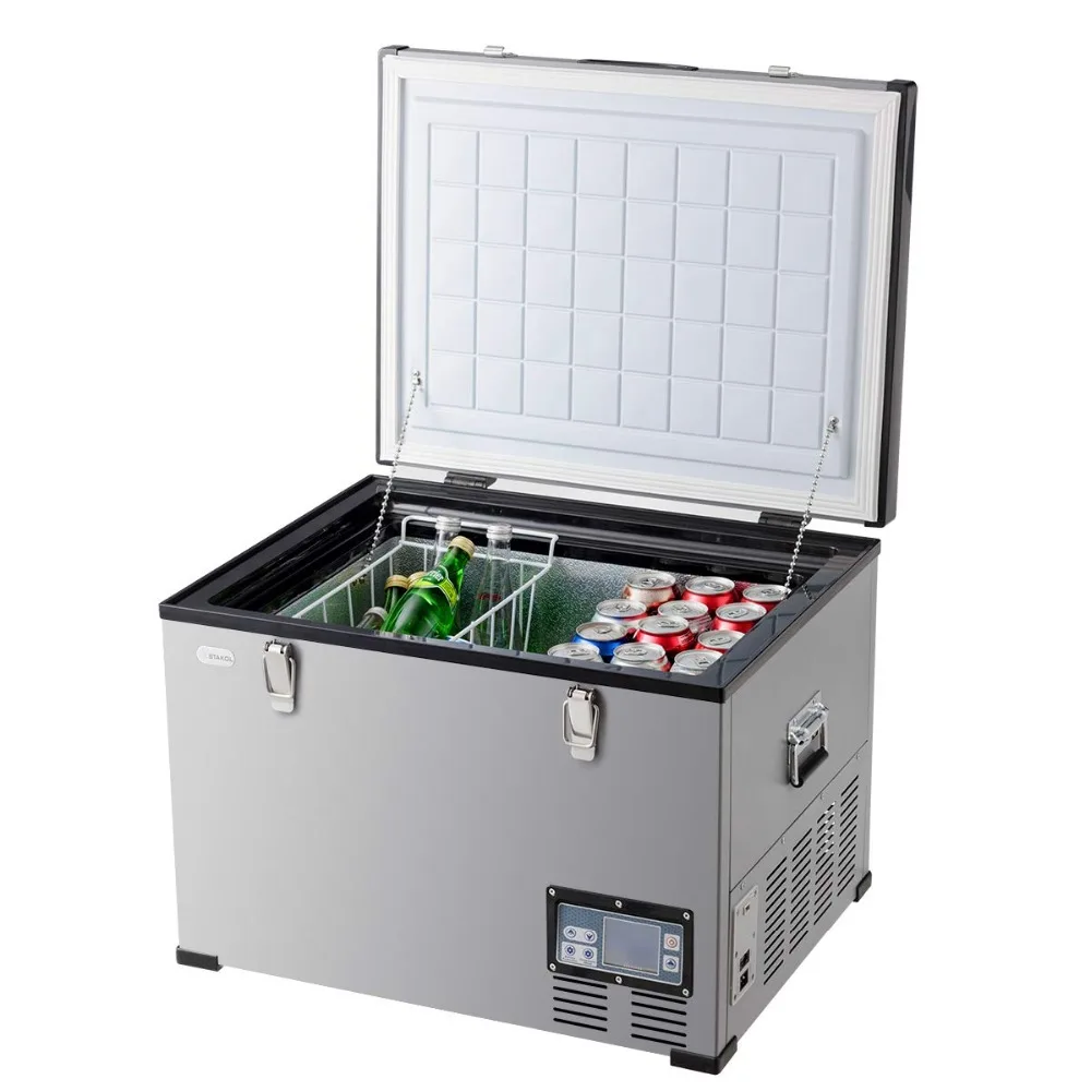 Портативный компрессор холодильник/морозильник, 79-Quart компактный автомобильный холодильник мини-холодильник для автомобиля и дома, кемпинг, грузовик Вечерние