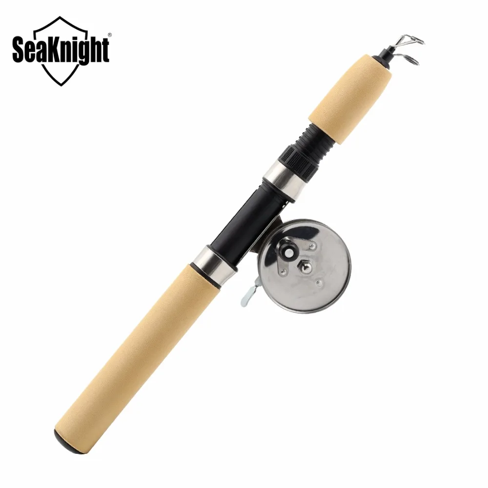 Tri poseidon Brand 55/65/75CM Ice Fishing Rod with Metal Reel