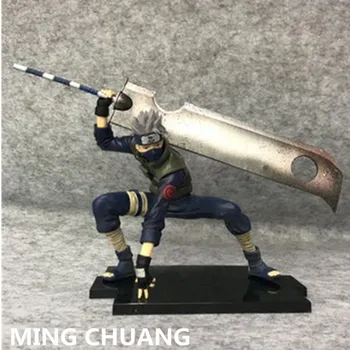 

NARUTO Hatake Kakashi Beheaded Broadsword PVC 15.5CM Action Figure Collectible Model Toy BOX Christmas Present Z98