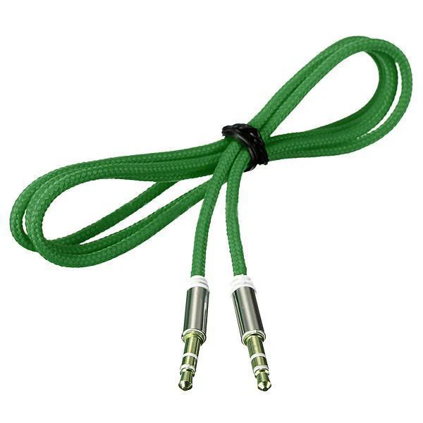 HFES Gold 3.5mm Male to Male Car Aux Auxiliary Cord Stereo Audio Cable