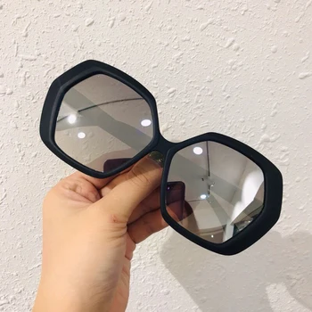 

2019 Summer Style Oversize Square Sunglasses Women Big Frame Sun Glasses Brand Designer Female Men Vintage Mirror Shades UV400
