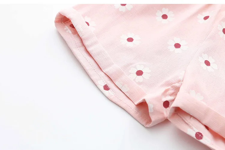 Girls Clothing Set 2018 Summer 2-10 Years Old Little Kids Girl Hollow Out Fly Sleeve T Shirt+Floral Shorts 2 Piece Suit Sets (17)