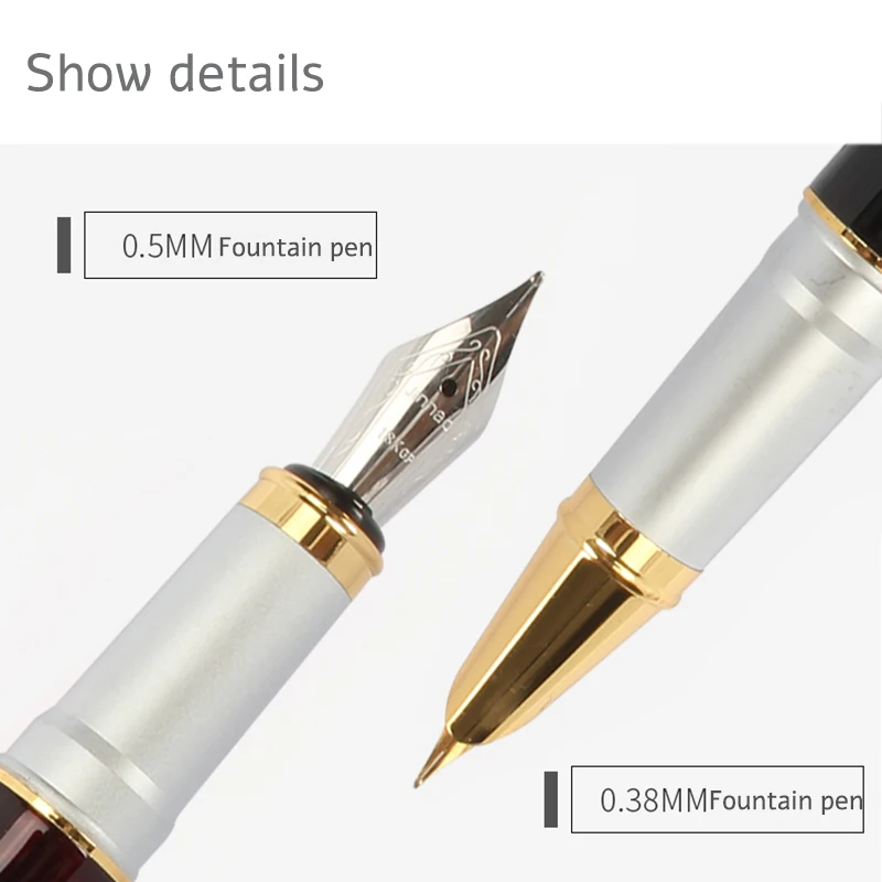 Jinhao9009 перьевая ручка Caneta Dolma Kalem Pluma Fuente Caligraphy Роскошные чернила Vulpen канцелярские принадлежности, подарок Platinum опрятный