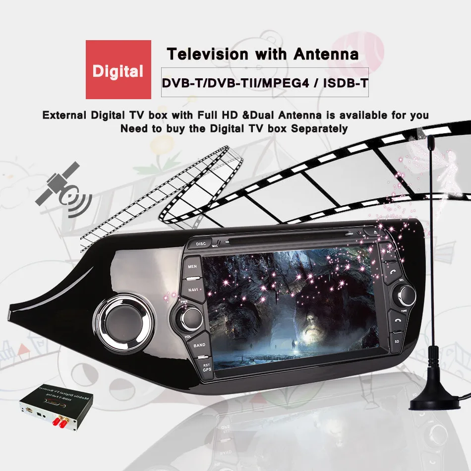 Best Pro Full Hd Octa core Android 9.0 For Kia CEED 2013 2014 2015 Car DVD Player GPS Navi Radio WIFI 4G Bluetooth Navigation 2 din 12