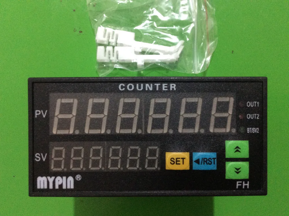 

24V Digital counter 6 Preset 10KPCS Relay Output /Length/Line Speed Meter FH8-6CRNB 48HX96W
