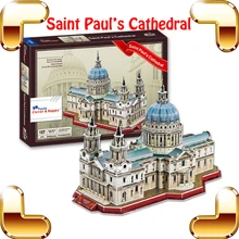 Подарок на год Англия собор Святого Павла церкви 3D Puzzle строительство Бумага доска модель игрушки DIY коллекции