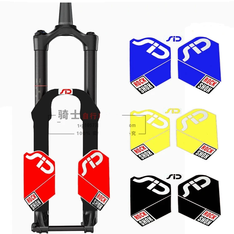 Reflective mountain bike frame stickers bicycle frame sticker fork sticker rockshox rock shox